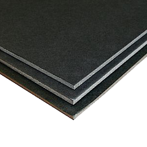 3/16IN 4x8FT BLACK INSITE REVEAL w/PSA - InSite Reveal Clay-Coated Paper-Faced Foamboard